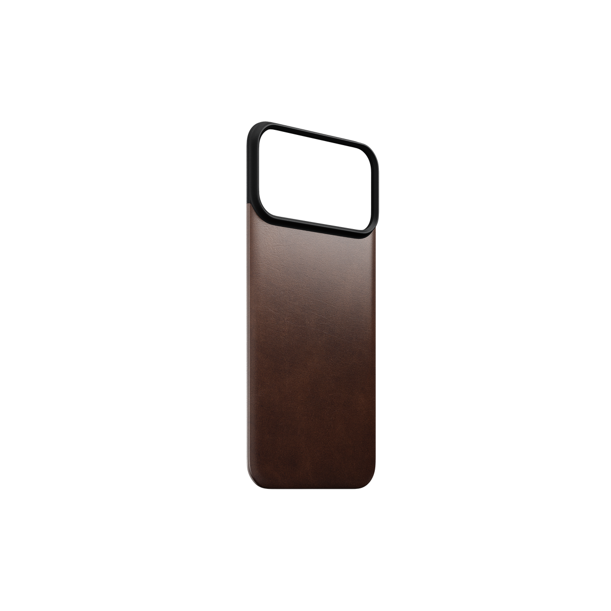 Nomad Magnetic Back with Horween Leather for iPhone 18 Pro Max - Rustic Brown
