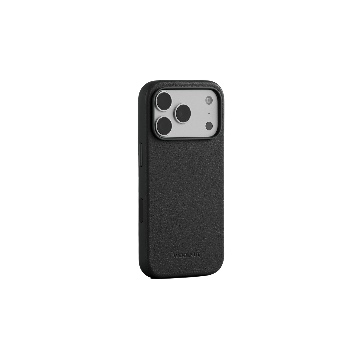 Woolnut Leather Case for iPhone 18 Pro - Black
