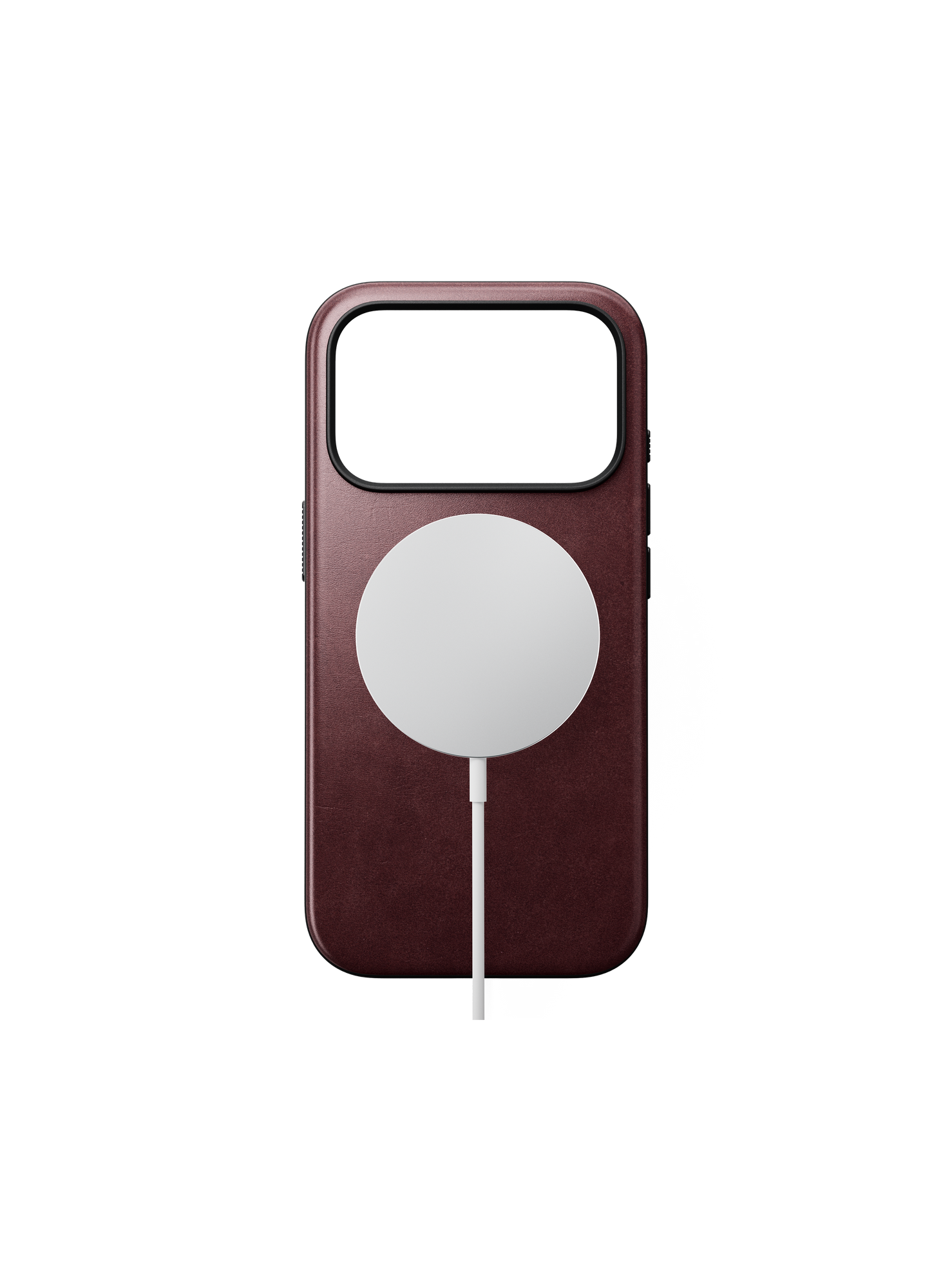 Nomad Modern Case with Horween Leather for iPhone 18 Pro - Burgundy