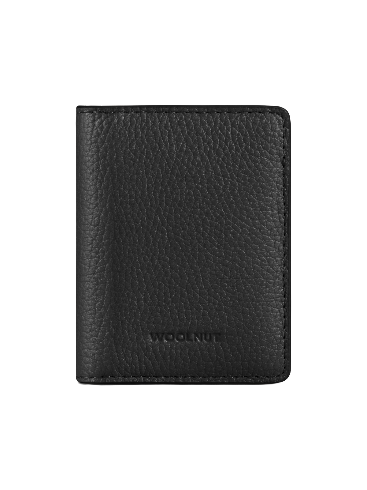 Woolnut Leather Wallet - Black