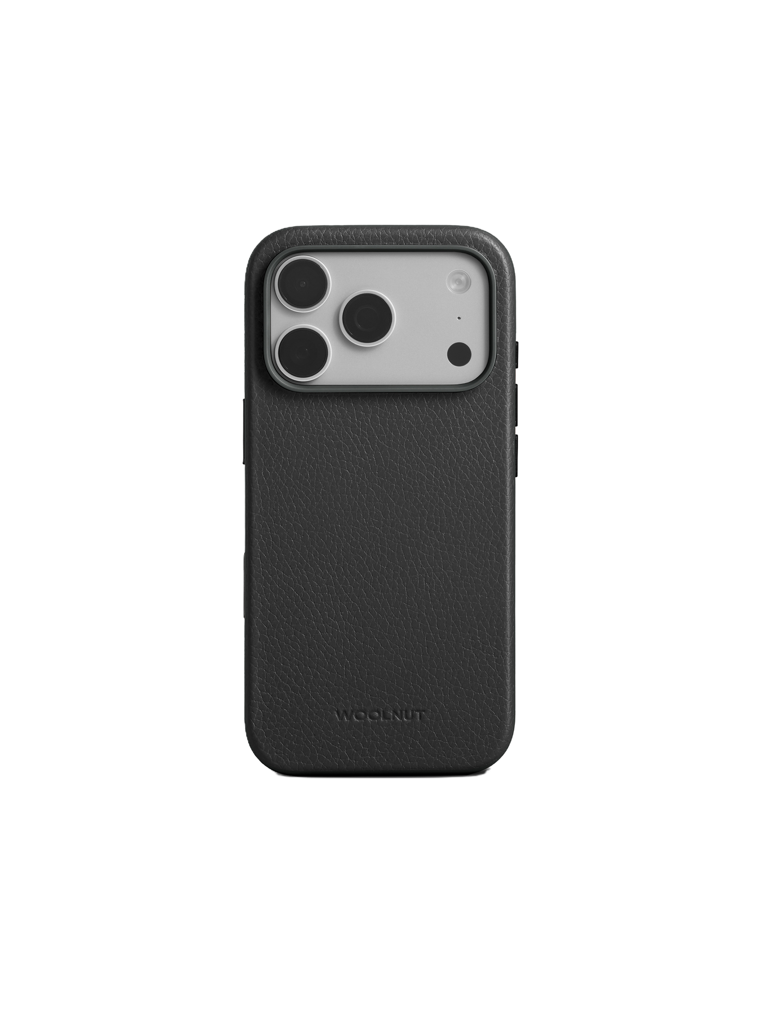 Woolnut Leather Case for iPhone 18 Pro - Black