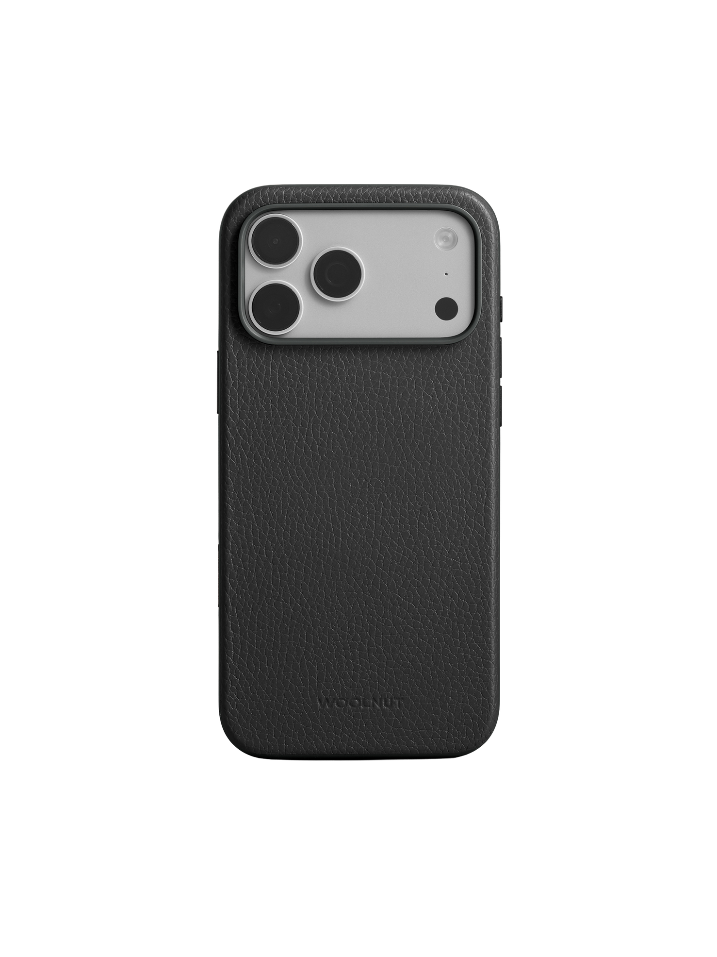 Woolnut Leather Case for iPhone 18 Pro Max - Black