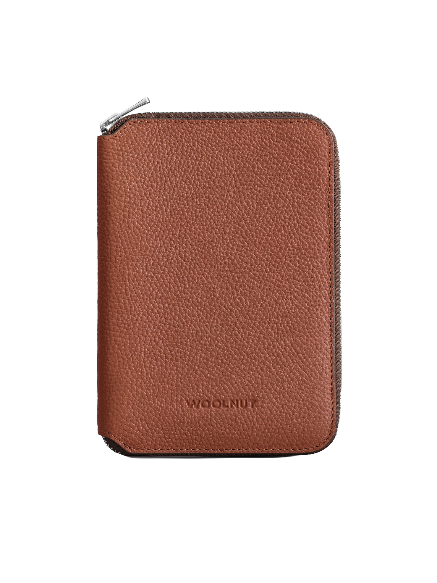 Woolnut Leather Travel Folio - Cognac