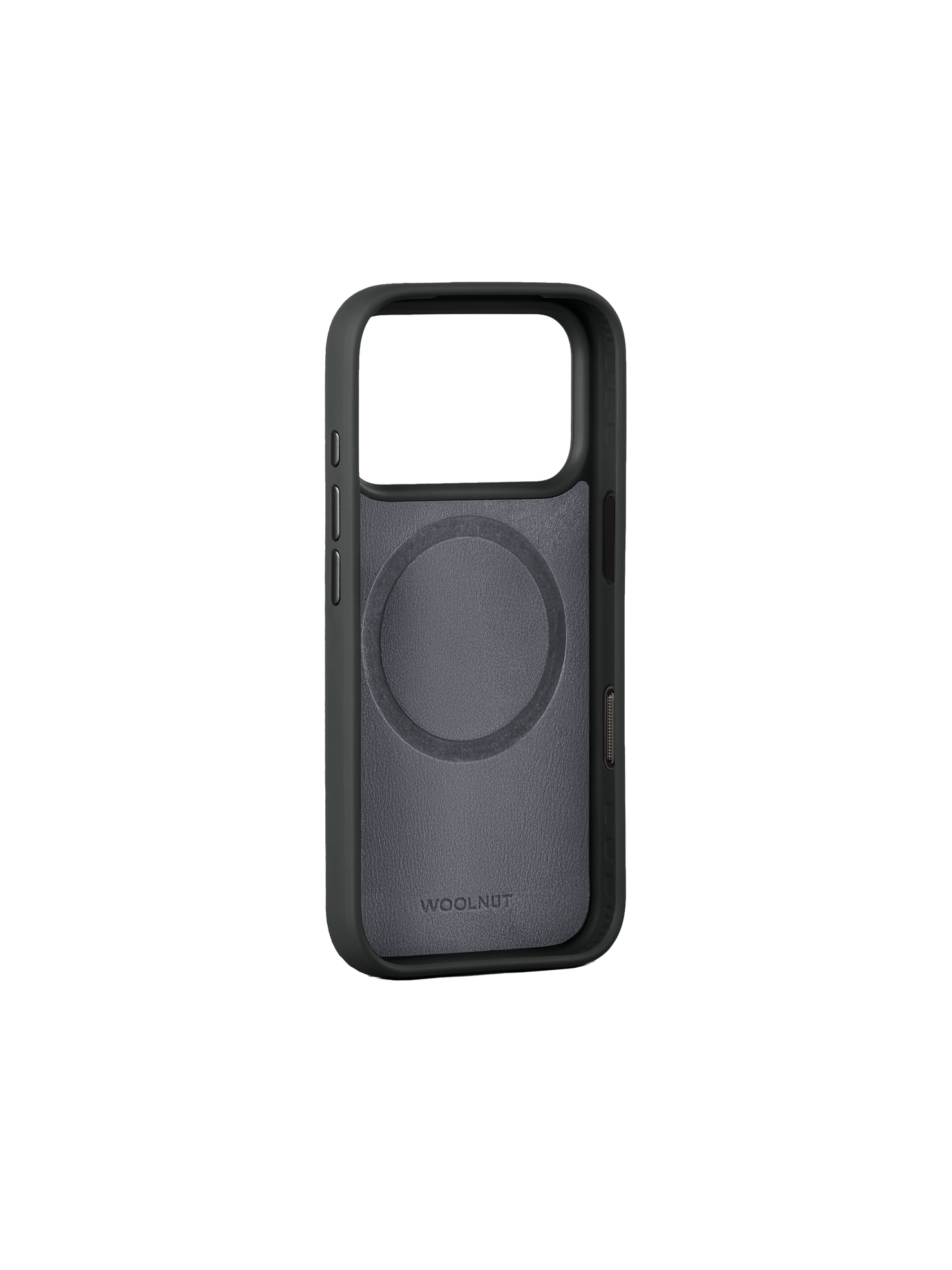 Woolnut Leather Case for iPhone 18 Pro - Black