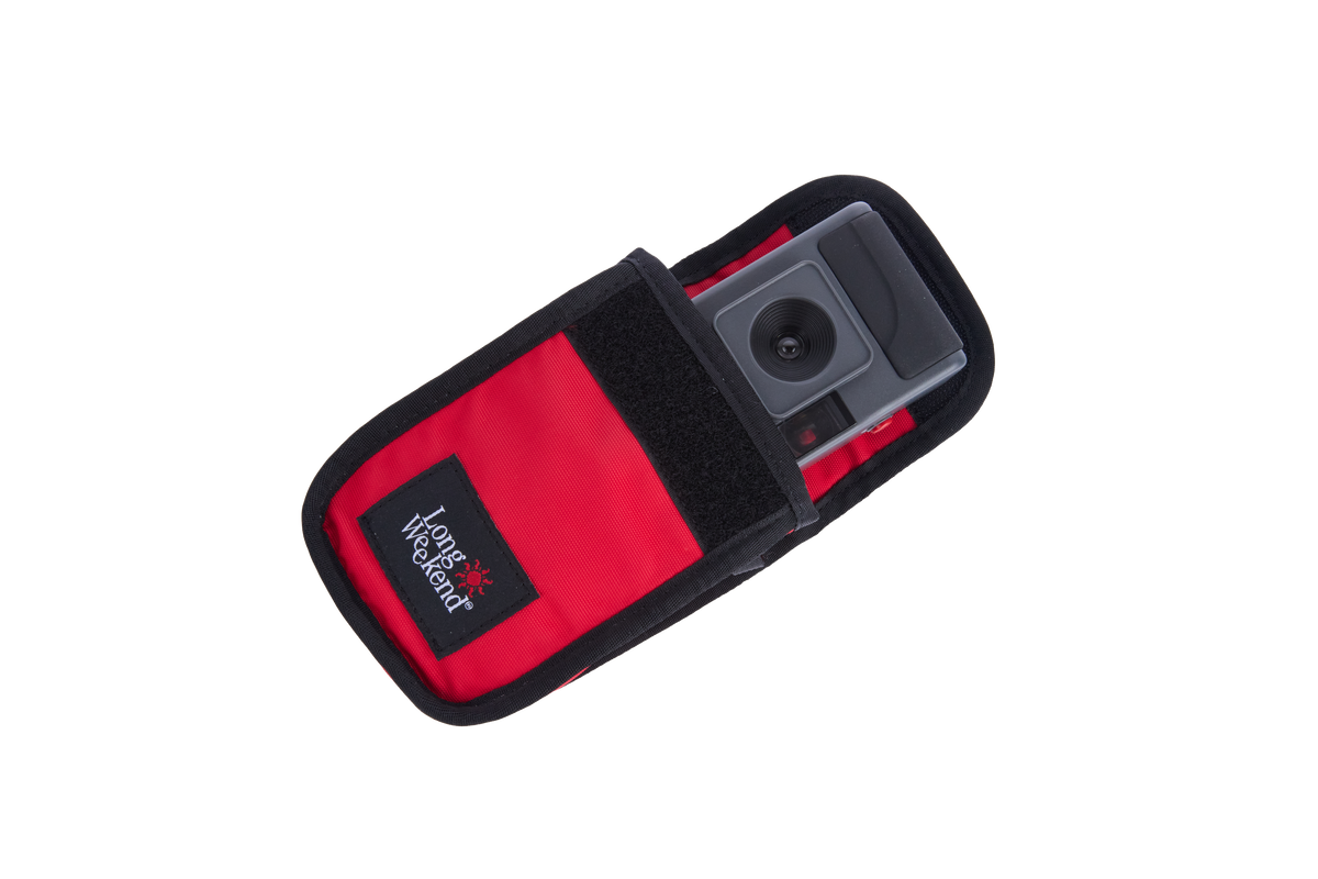 Long Weekend Camera Pouch - Red Chilli