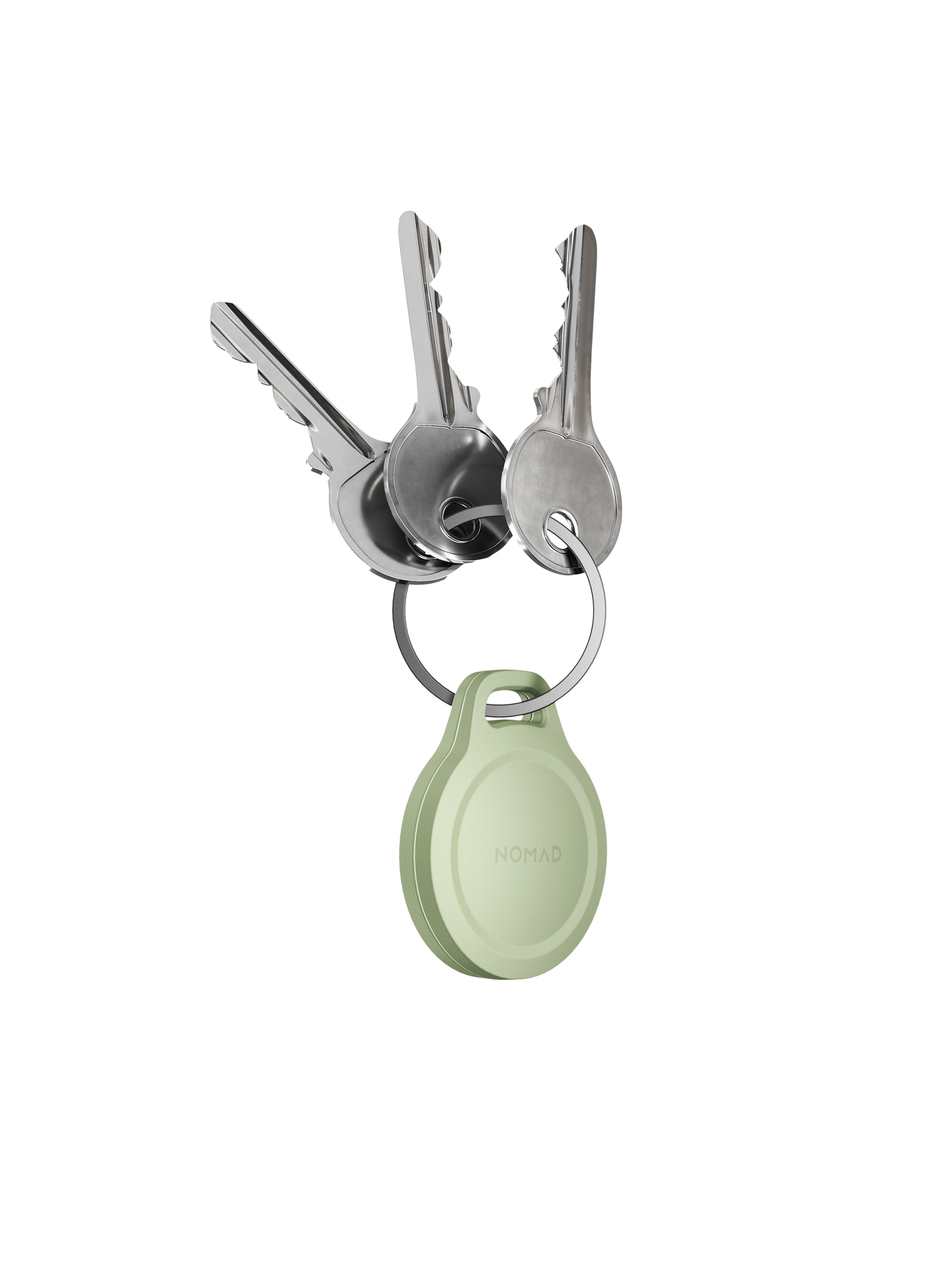 Nomad Rugged AirTag Keychain - Seagrass