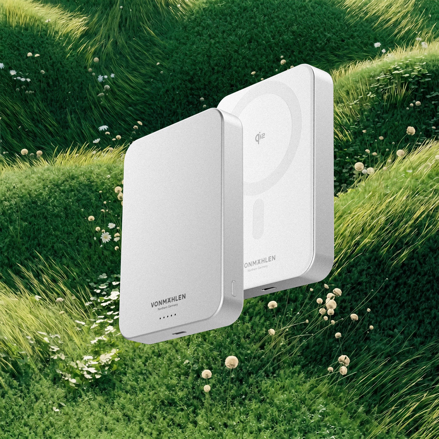 Vonmahlen Evergreen Mag 10,000 mAh 15W Power Bank - White