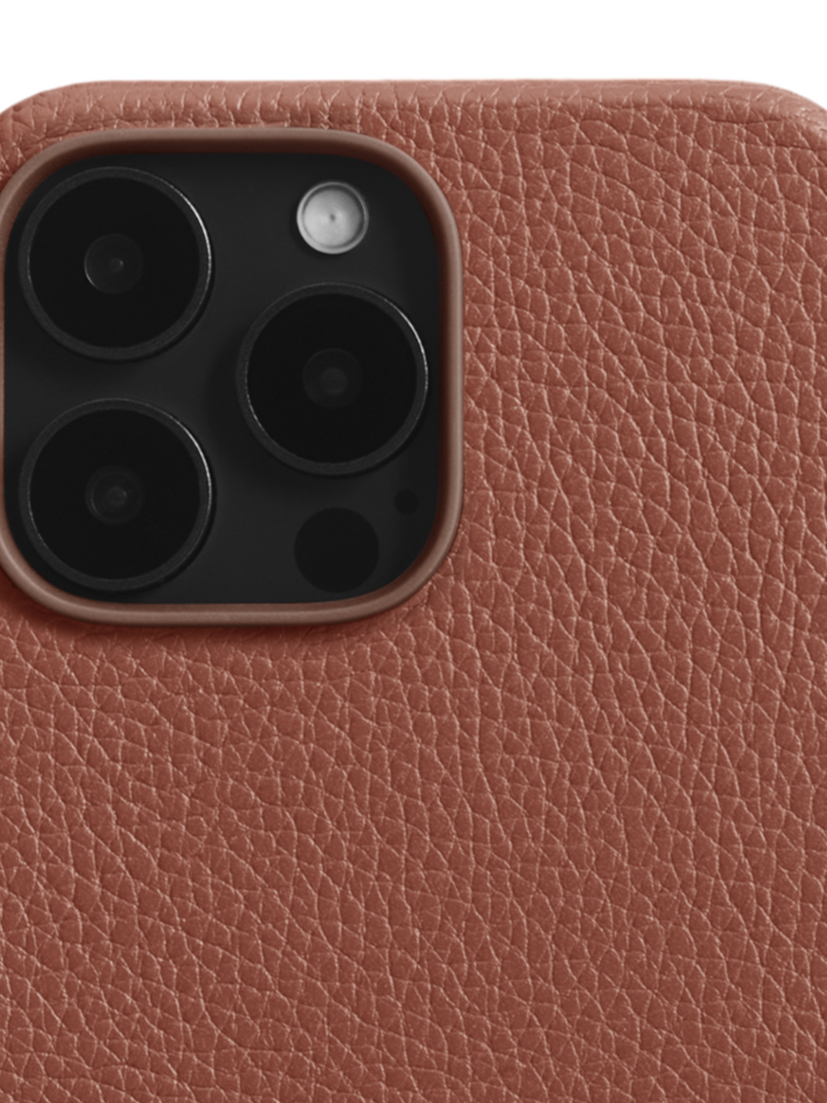 Woolnut Leather Case for iPhone 16 Pro Max - Cognac