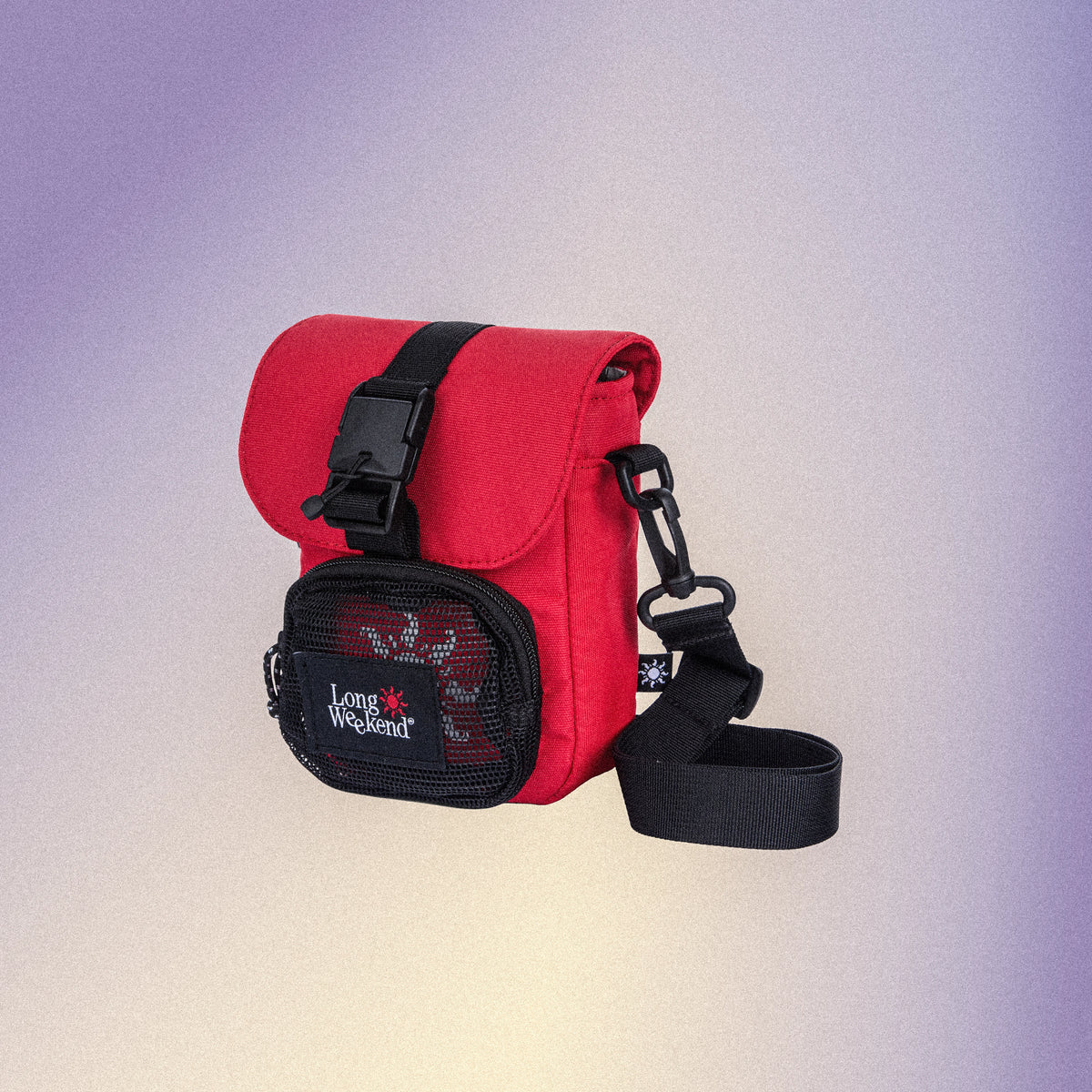 Long Weekend Crossbody Camera Pouch - Red Chilli