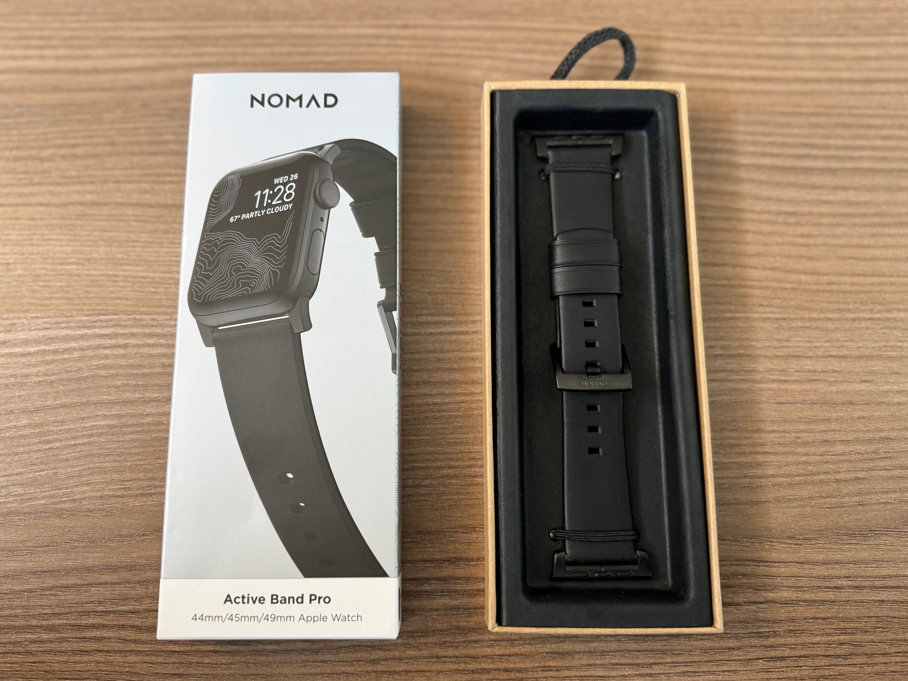 Nomad Active Band Pro - 46/49mm - Black Hardware - Black - Open Box