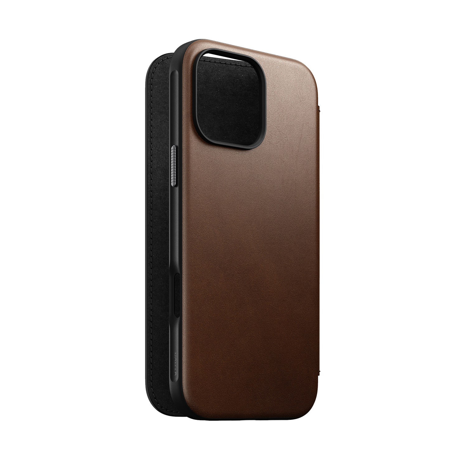 Nomad Modern Leather Folio for iPhone 16 Pro Max - Brown - Open Box