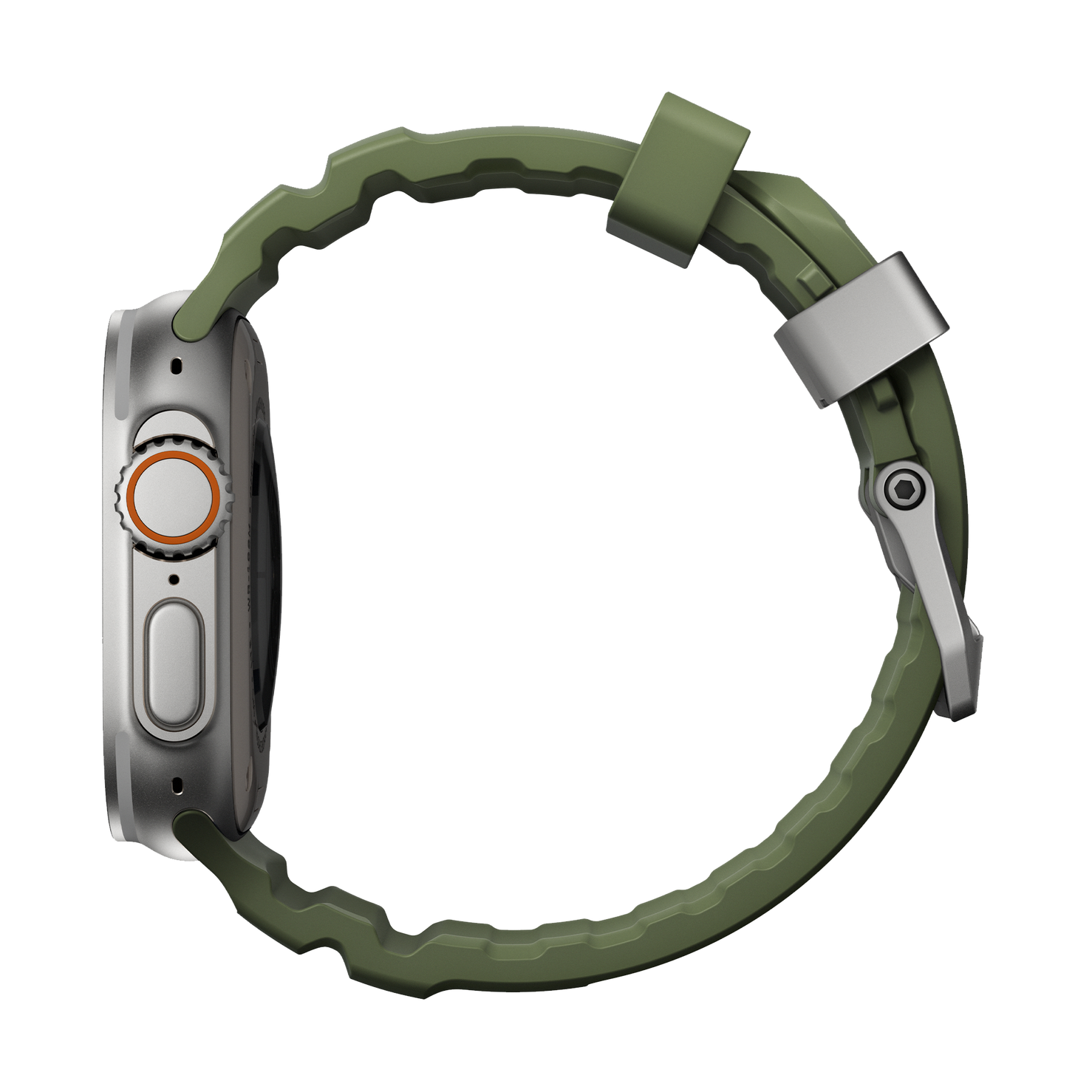 Nomad Rocky Point Band - 46/49mm - Natural Hardware - Forest