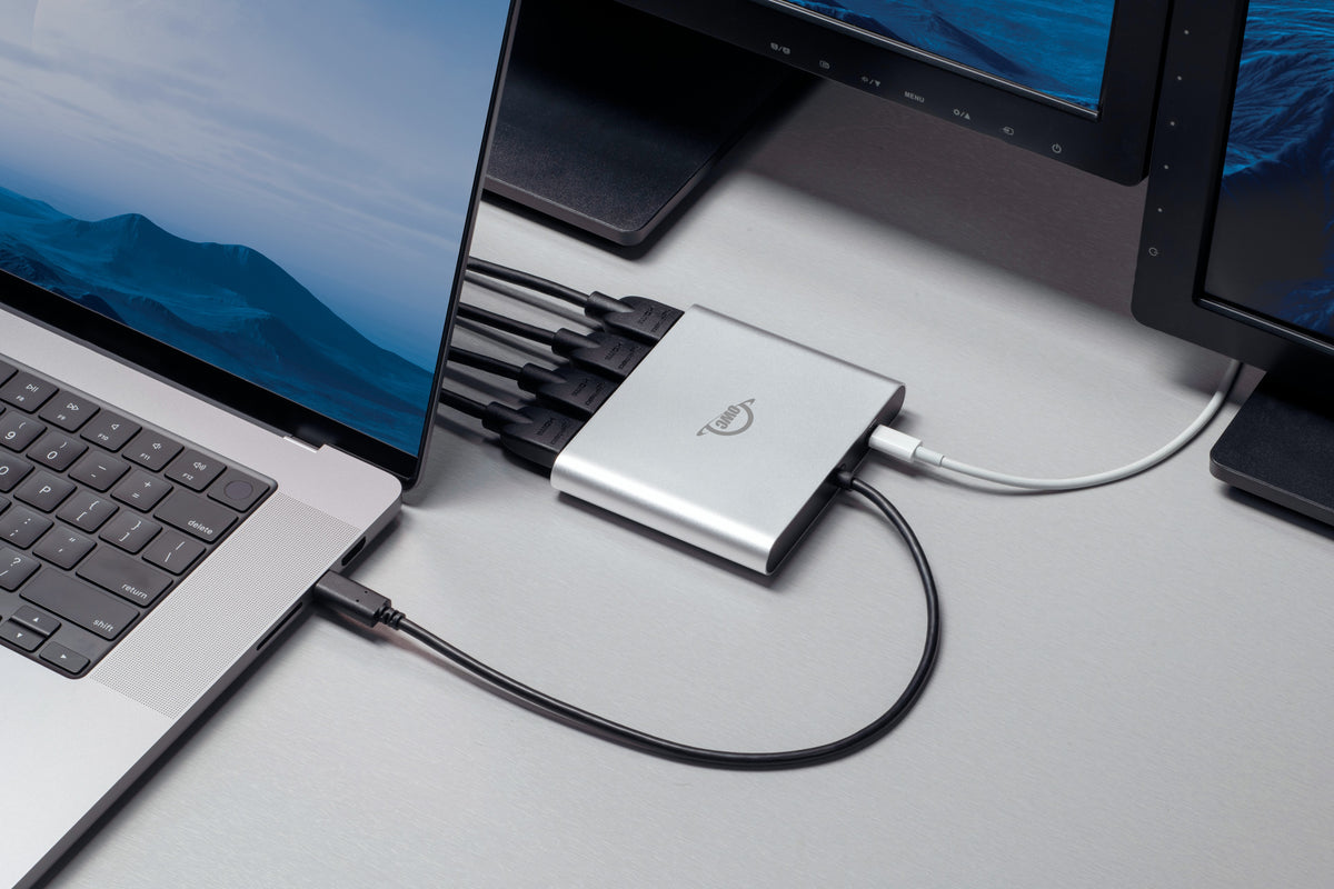 OWC USB-C Quad HDMI 4K Display Adapter with DisplayLink