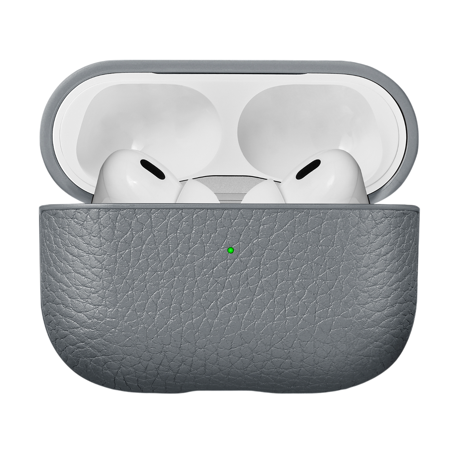 Woolnut Leather Case for AirPods Pro 2 - Grey