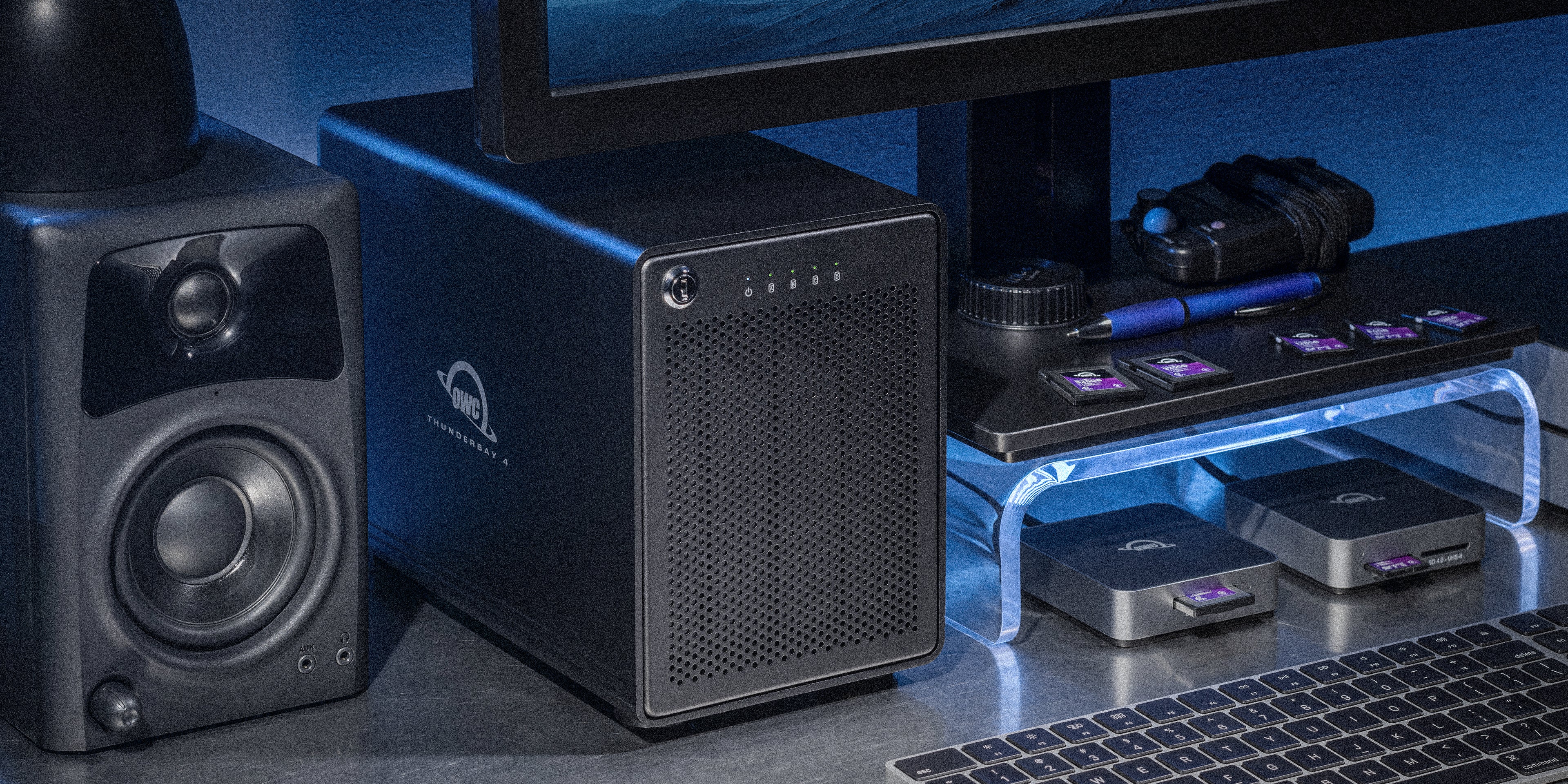 OWC 32TB Enterprise (4 x 8TB) OWC ThunderBay 4 External Storage with SoftRAID