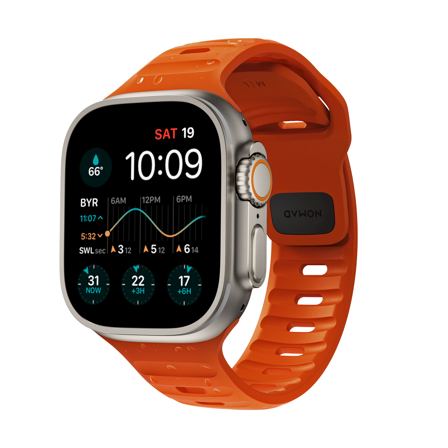 Nomad Sport Band - 46/49mm - Ultra Orange - Open Box