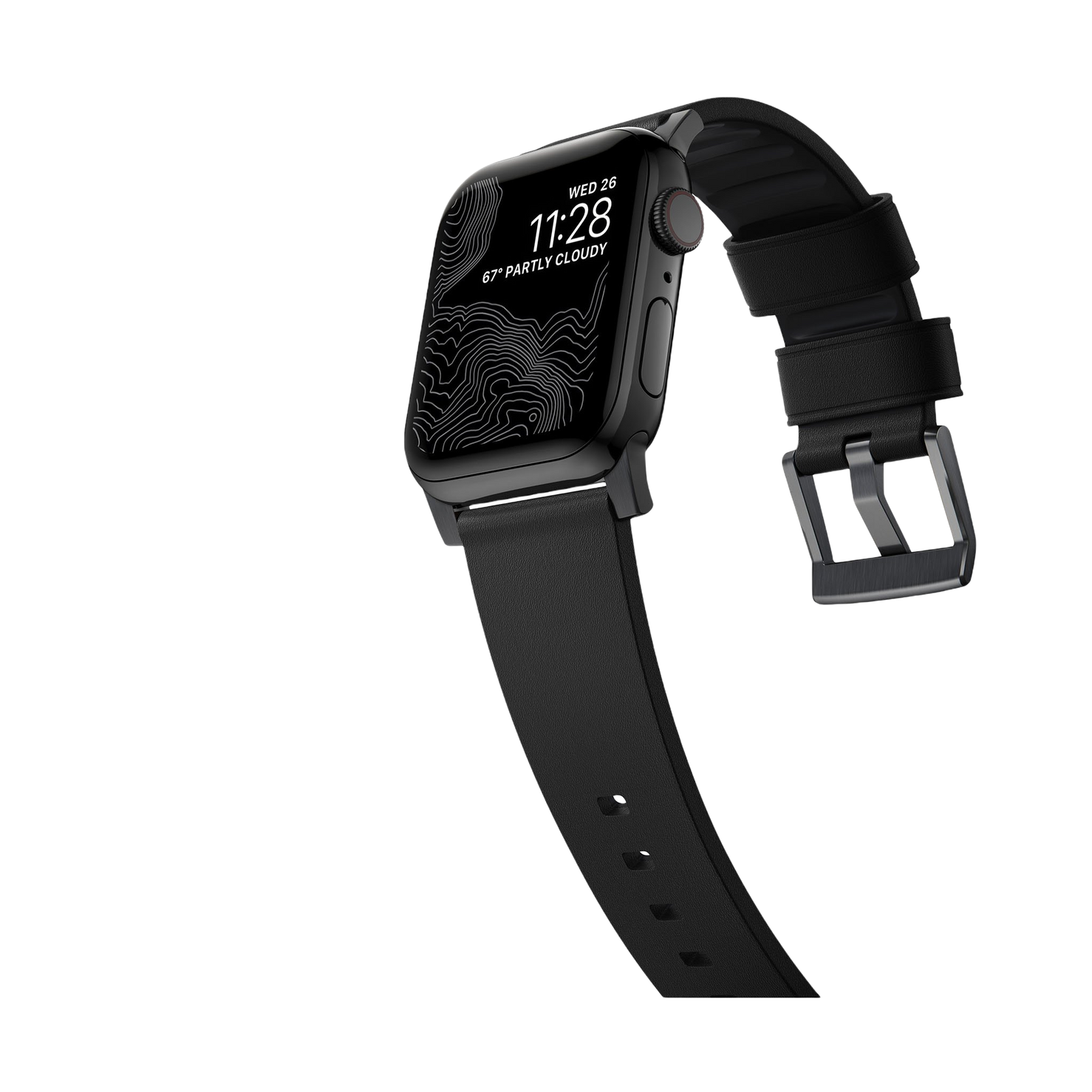 Nomad Active Band Pro - 46/49mm - Black Hardware - Black - Open Box