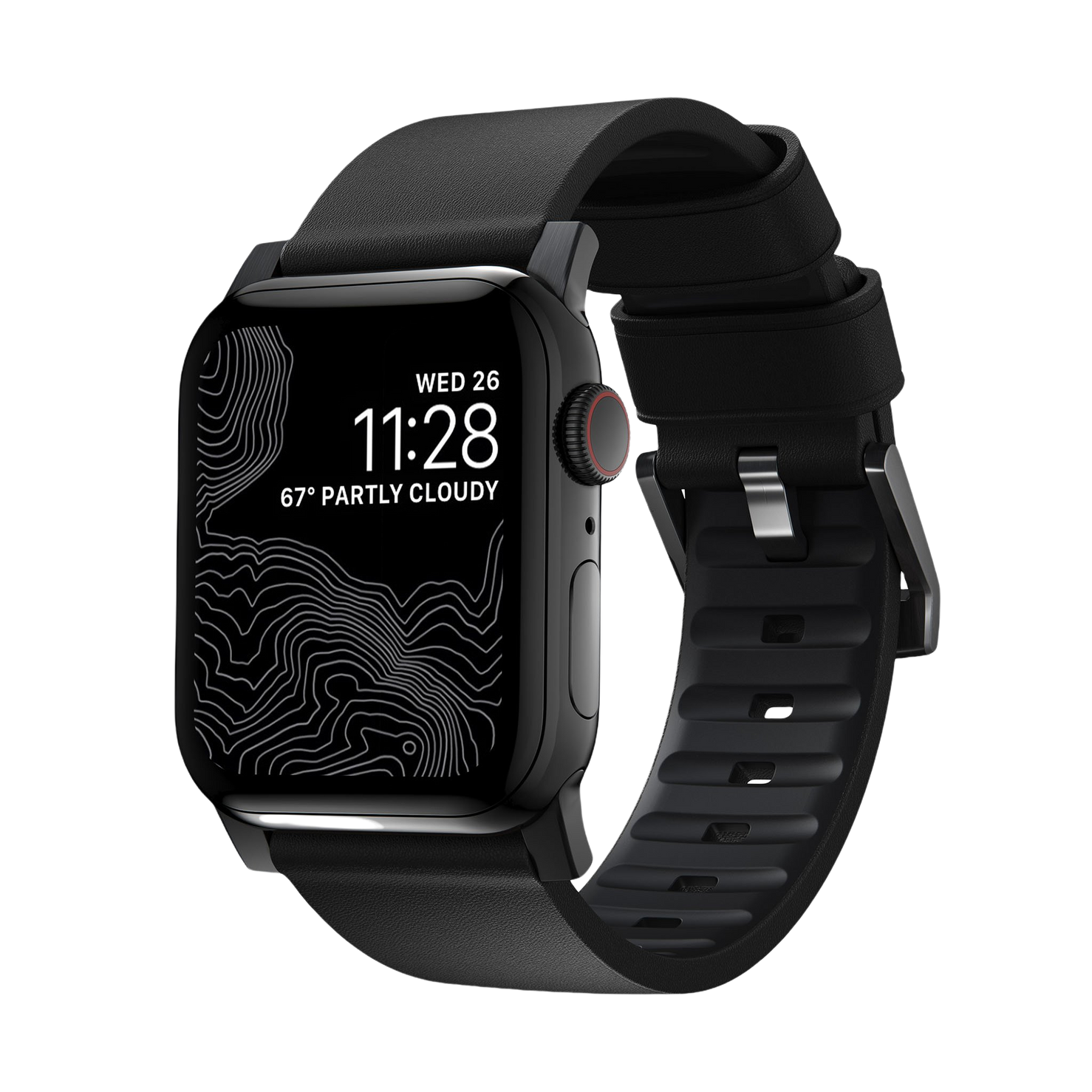 Nomad Active Band Pro - 46/49mm - Black Hardware - Black - Open Box