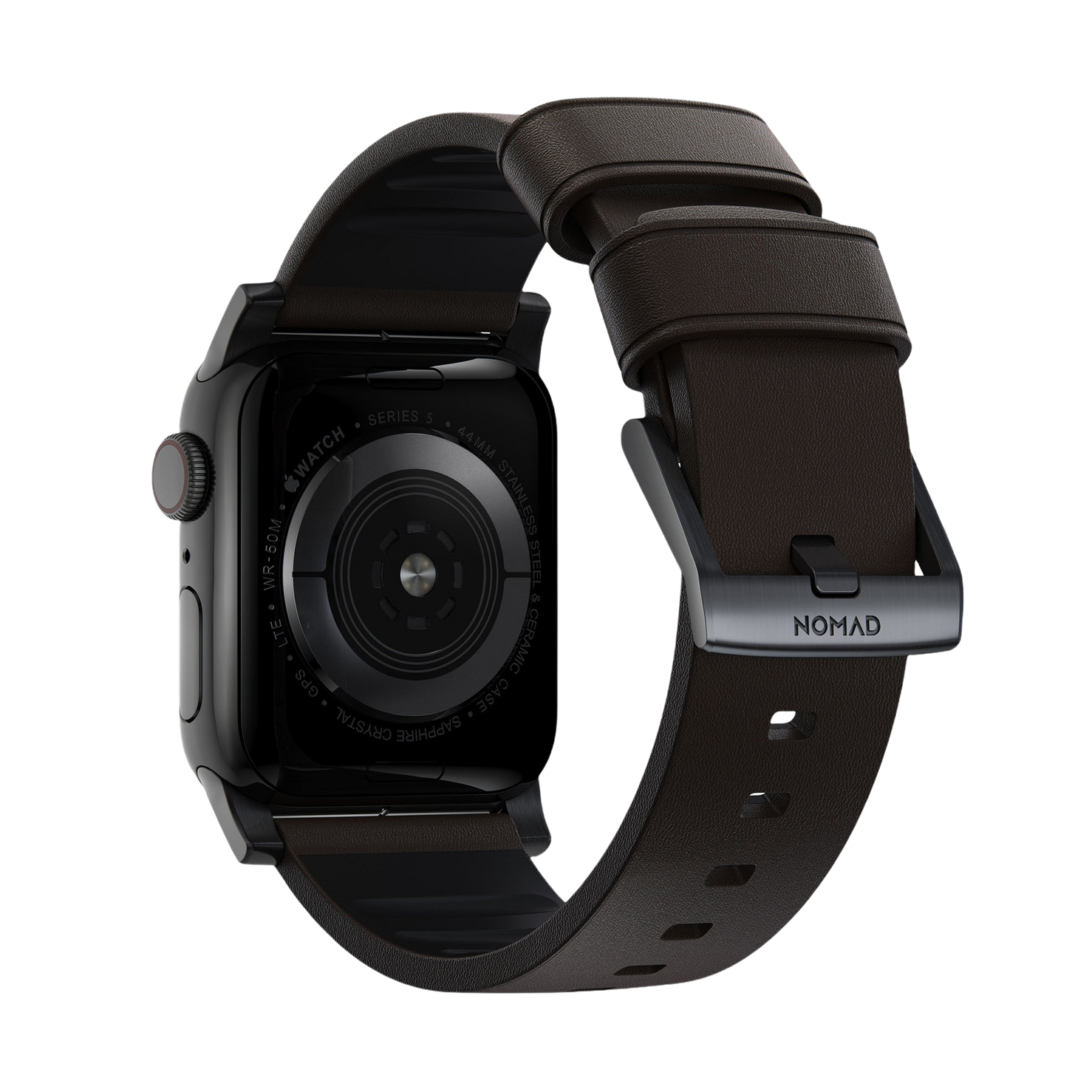 Nomad Active Band Pro - 46/49mm - Black Hardware - Brown