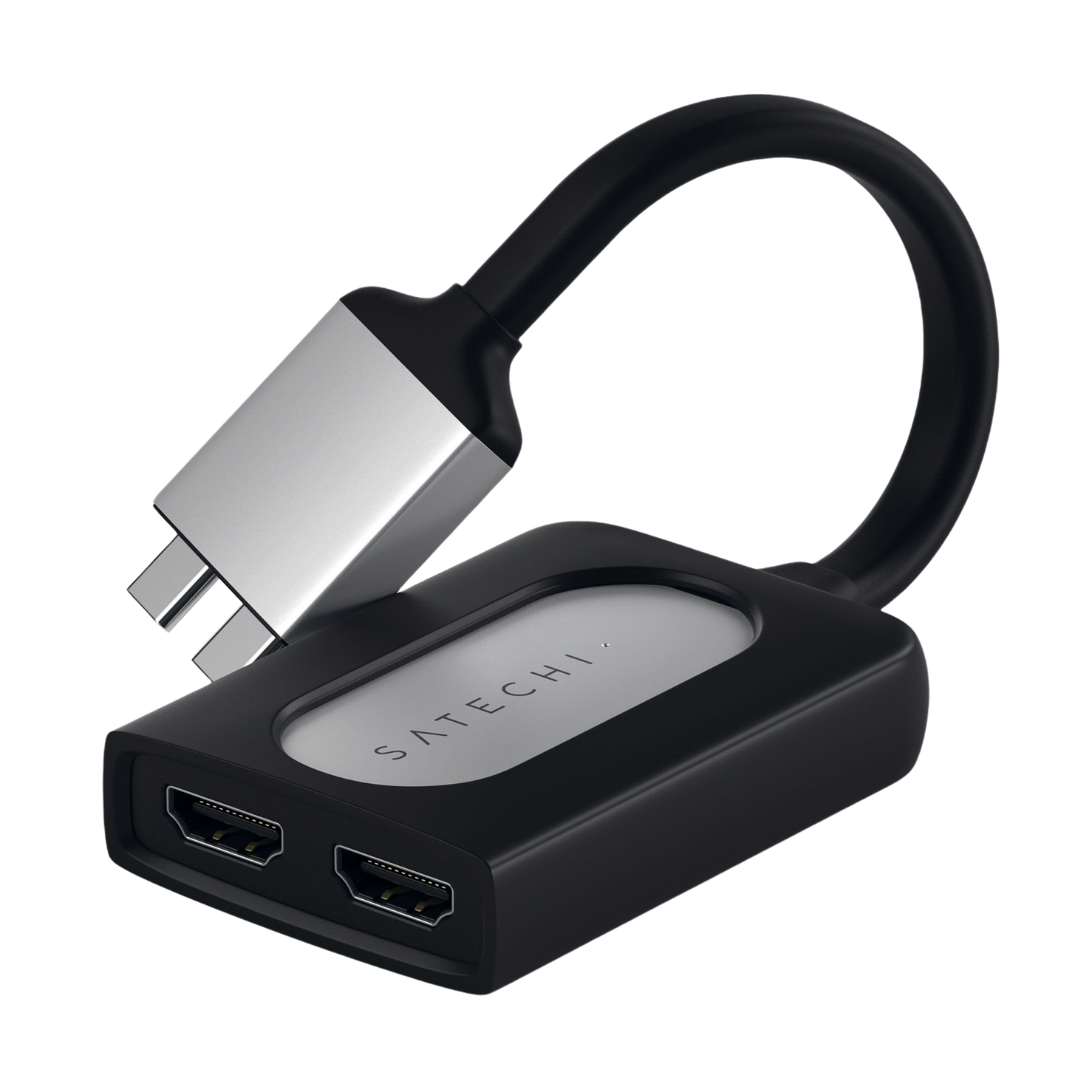 Satechi USB-C Dual HDMI Adapter - Silver